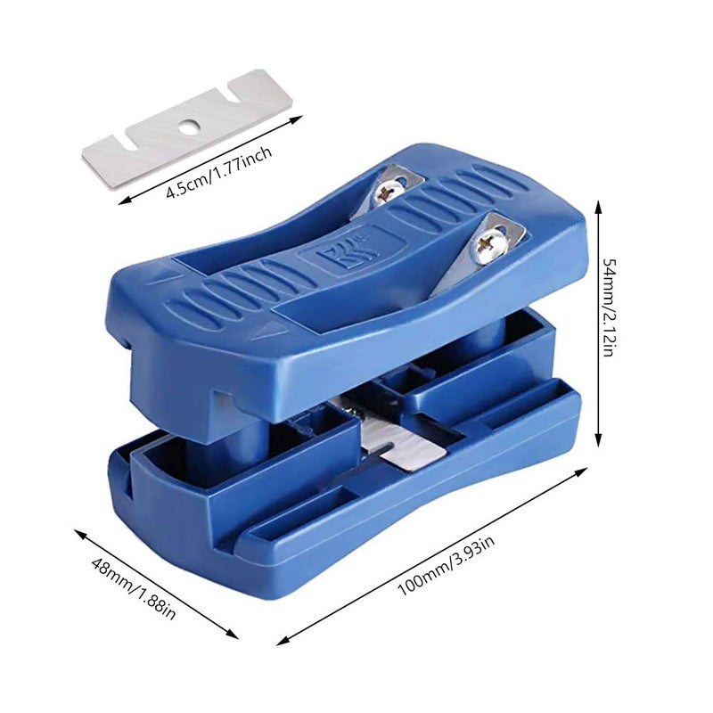 Hztyyier Woodworking Trimmer Double Cutter Set, Wood Cutting Tool with Replaceable Blades for Furniture and DIY Projects - Image 2